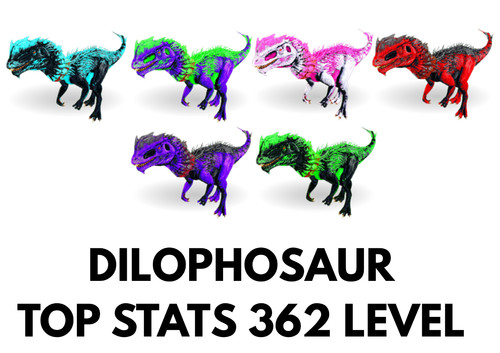 Dilofosauro top stats arca - dilofosauro,