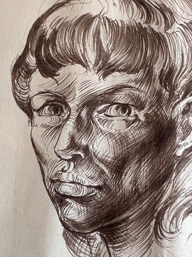 Disegno moderno ritratto - disegno,