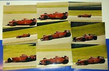 9 Foto 10x15 Schumacher Ferrari F310B 1997 Mugello. Stampe originali dell'epoca.