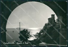 Livorno Rosignano Marittimo Castiglioncello PIEGA Foto FG cartolina KV7154