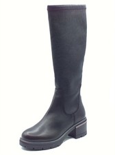 Igi&Co 869400 Nappa Soft Nero Stivali con tacco per Donna in pelle elasticizzata