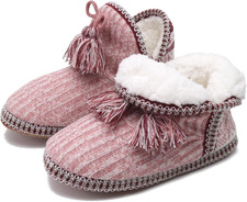 Pantofole Donna Invernali Ciabatte Stivaletto Calde Babbucce Peluche Pantofole D