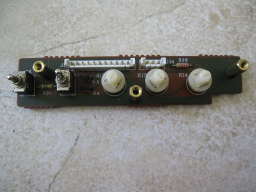 Icom 751a top panel - top, comandi
