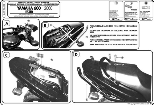 K3400 kappa attacco - kappa, bauletto