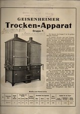 a6 pubblicità  velina Geisenheimer  Haefliger Napoli essiccatoio olive