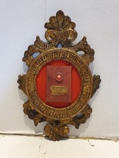 Sacra reliquia San Domenico di Guzman ex indumentis . Cornice del XVIII sec .