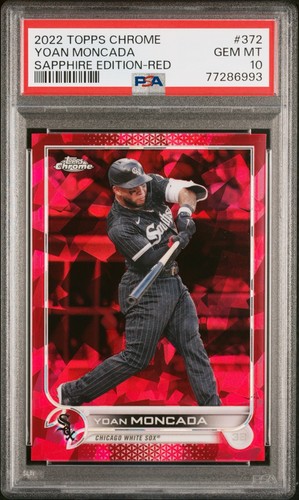 Yoan moncada 2022 topps chrome - topps,
