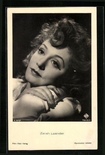 Attrice zarah leander che - zarah,