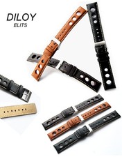 22 Mm Vera Pelle Cinturino Per