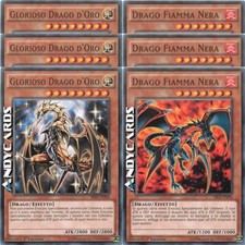 3x GLORIOSO DRAGO D'ORO +3x DRAGO FIAMMA NERA • Comune SR02 IT005 SR02 IT006