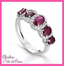 ANELLO ORO BIANCO 18K : VERI