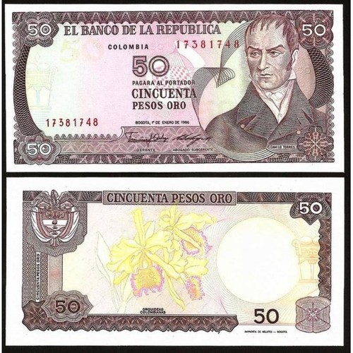 Colombia pesos oro - pesos,
