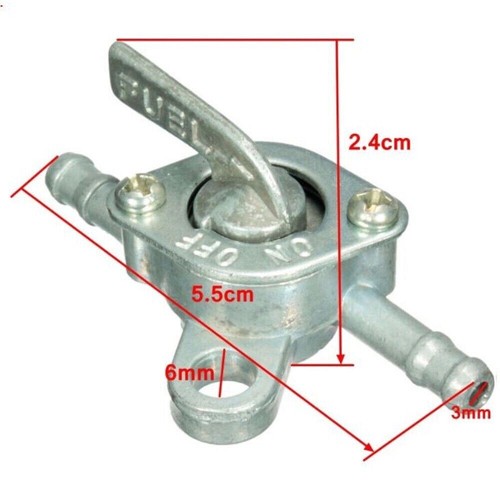 Rubinetto vie 6mm benzina - rubinetto, 2