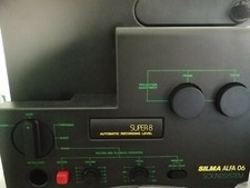 Proiettore Silma Super 8 Vintage + Ercaflex Schermo da Proiezione 