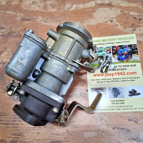 Carter carburetor willys - yf, carburetor.