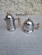 Zuccheriera + Lattiera o caraffa Vev Viganò Kontessa Acciaio inox no Moka coffee
