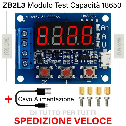 Tester capacità della - di,