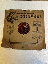 VECCHIO DISCO VINILE 78 GIRI