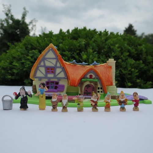 Mini polly pocket - mini, biancaneve