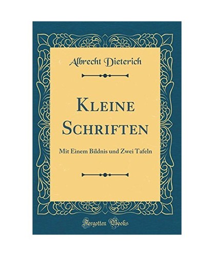 Kleine schriften mit einem - kleine,