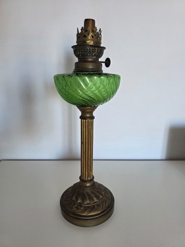 Antico lume vetro bronzo - in,