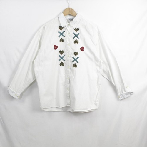 Camicia iceberg jeans bianca - camicia,