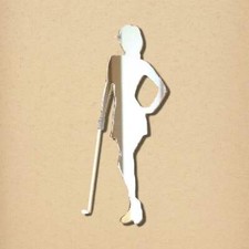 Golfista Femmina Specchio