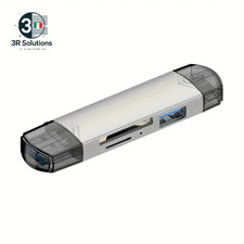 Lettore Di Schede Usb 3.0 Multifunzione 6 in 1 U Disk Type C/Micro Usb/Tf/Sd Fla