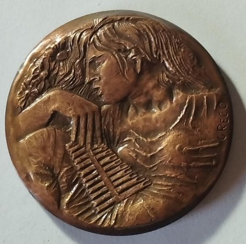 Medaglia anno europeo della - medaglia,