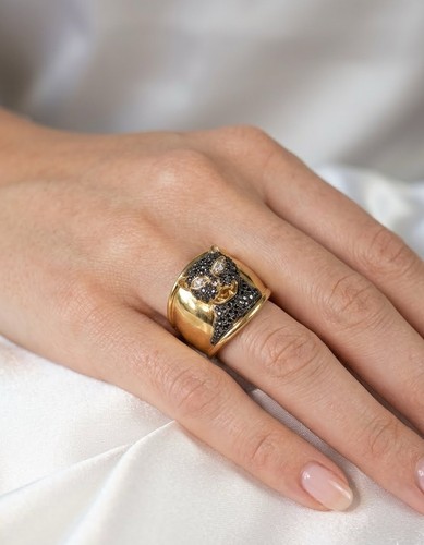 Anello fascia argento - a,