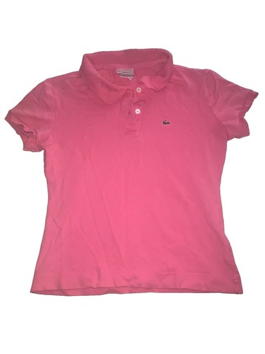 Polo lacoste rosa vintage - polo,