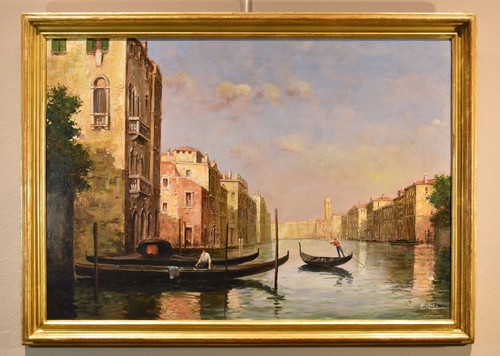 Dipinto antico venezia bouvard - dipinto,