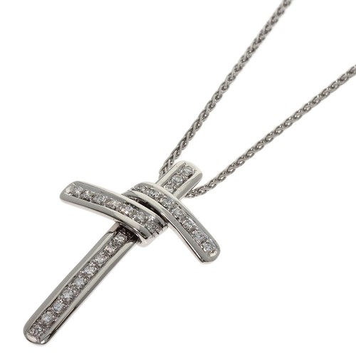 Collana damiani croce diamanti - croce,