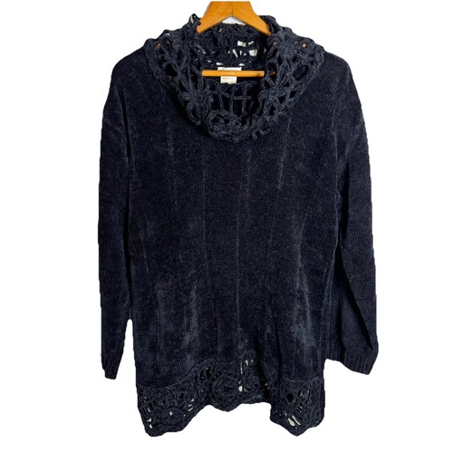 Maglione ciniglia fondo maglia