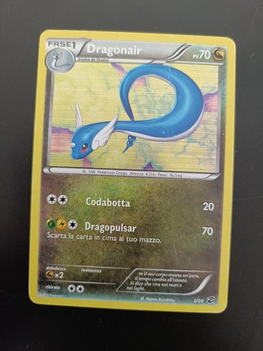 Carta pokemon dragonair 20 - dragonair, 3/20