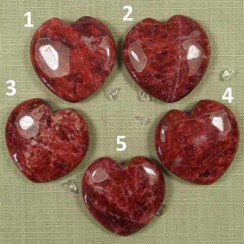 Thulit cuore lucido gemma - lucido,