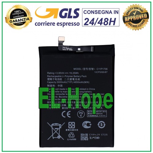 Batteria c11p1706 per - c11p1706, asus