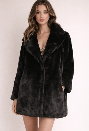 Cappotto pelliccia sintetica