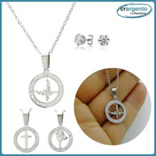 orecchini e collana da donna