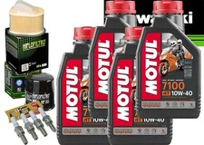 TAGLIANDO KAWASAKI Z 800 /Z800 2013 2014 2015 2016 (7100 10W40 FILTRI CANDELE)