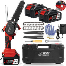 Mini Motosega a Batteria Professionale Elettrica, 6 Pollici, Attrezzo Da Giardin