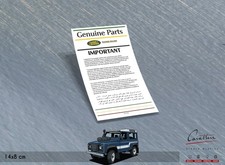 ADESIVO RICAMBI ORIGINALI LAND