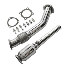 Downpipe acciaio inox 3" 76mm con 200 celle Sport-Kat Audi A3 VW 1.8T 20V + GTI