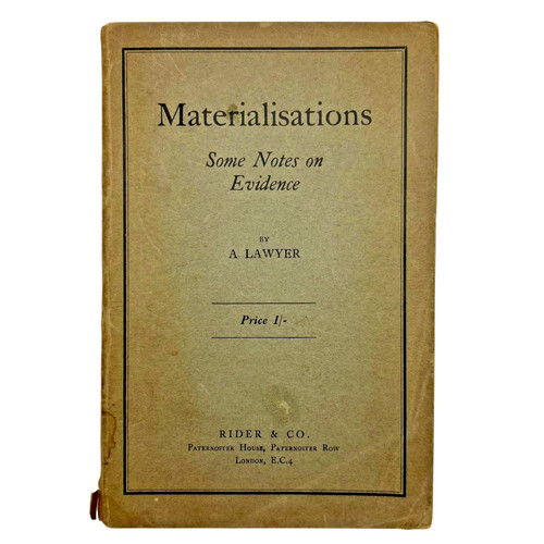 Materialisations some notes - materialisations:,