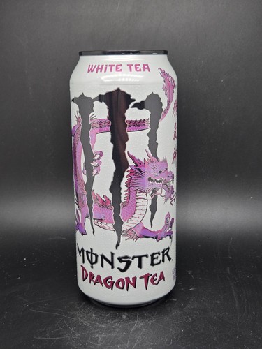 Monster energy white - monster, dragon
