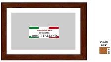 Cornice in noce arte povera in
