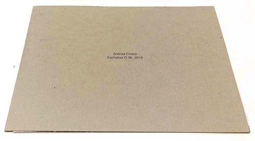Andrea chiesi eschatos - eschatos, d