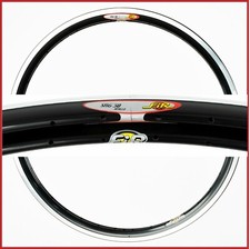 NOS COPPIA CERCHI COPERTONCINO ABETE SRG30 650c 36H FORI VINTAGE TRIATHLON CRONOMETRO VECCHI