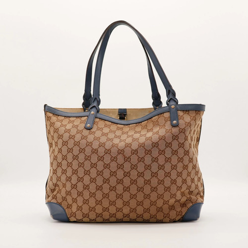 Sac gucci tote cabas toile - tote,
