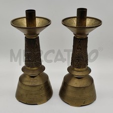 Gilded bronze candlesticks - bronze,